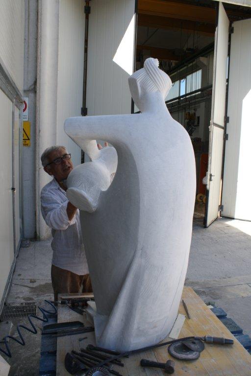 Statua in Statuario -La Temperanza di Gianfranco Giorni